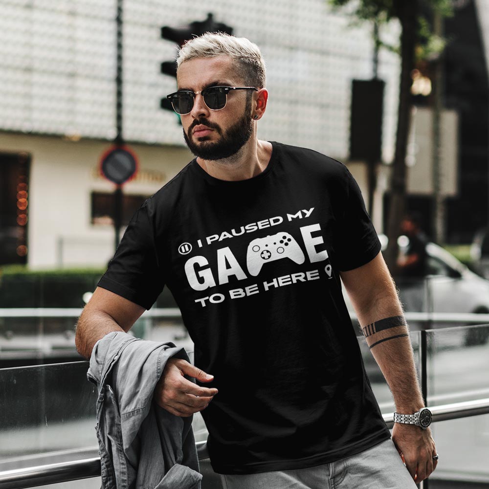 I Paused My Game To Be Here T-Shirt - YUNNIK®