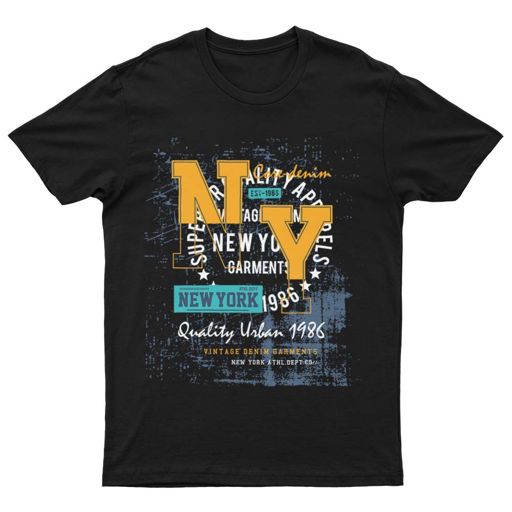 T-Shirt New Your Vintage Denim - YUNNIK®