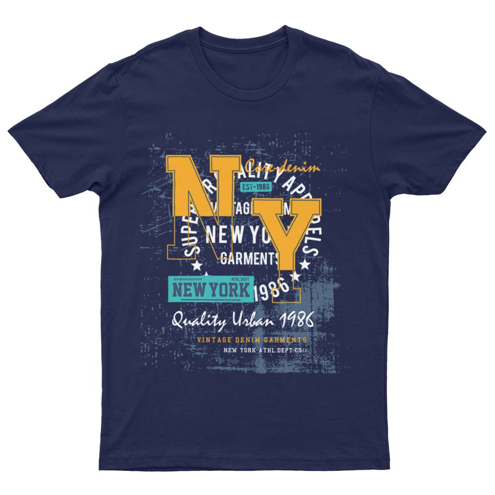 T-Shirt New Your Vintage Denim - YUNNIK®