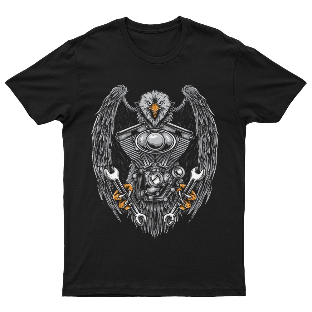Motorradfahrer Adler T-Shirt - YUNNIK®