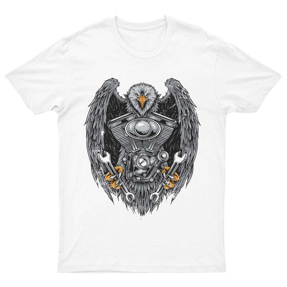 Motorradfahrer Adler T-Shirt - YUNNIK®