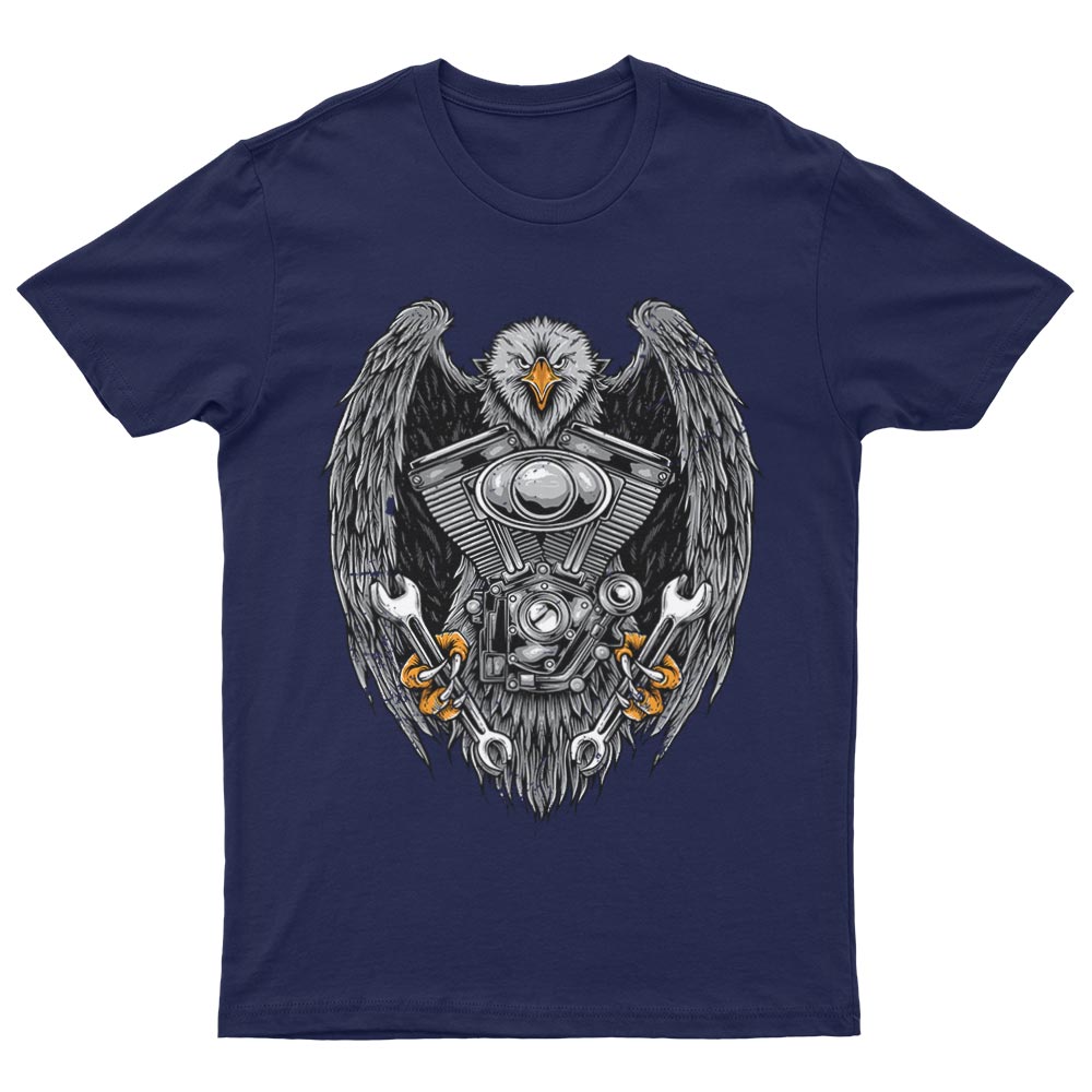 Motorradfahrer Adler T-Shirt - YUNNIK®