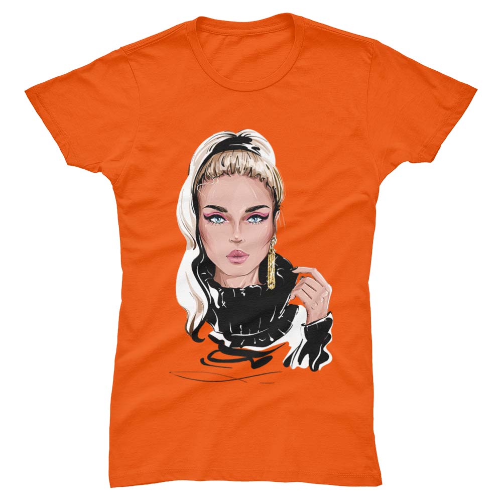 Blonde Girl Woman T-Shirt - YUNNIK®