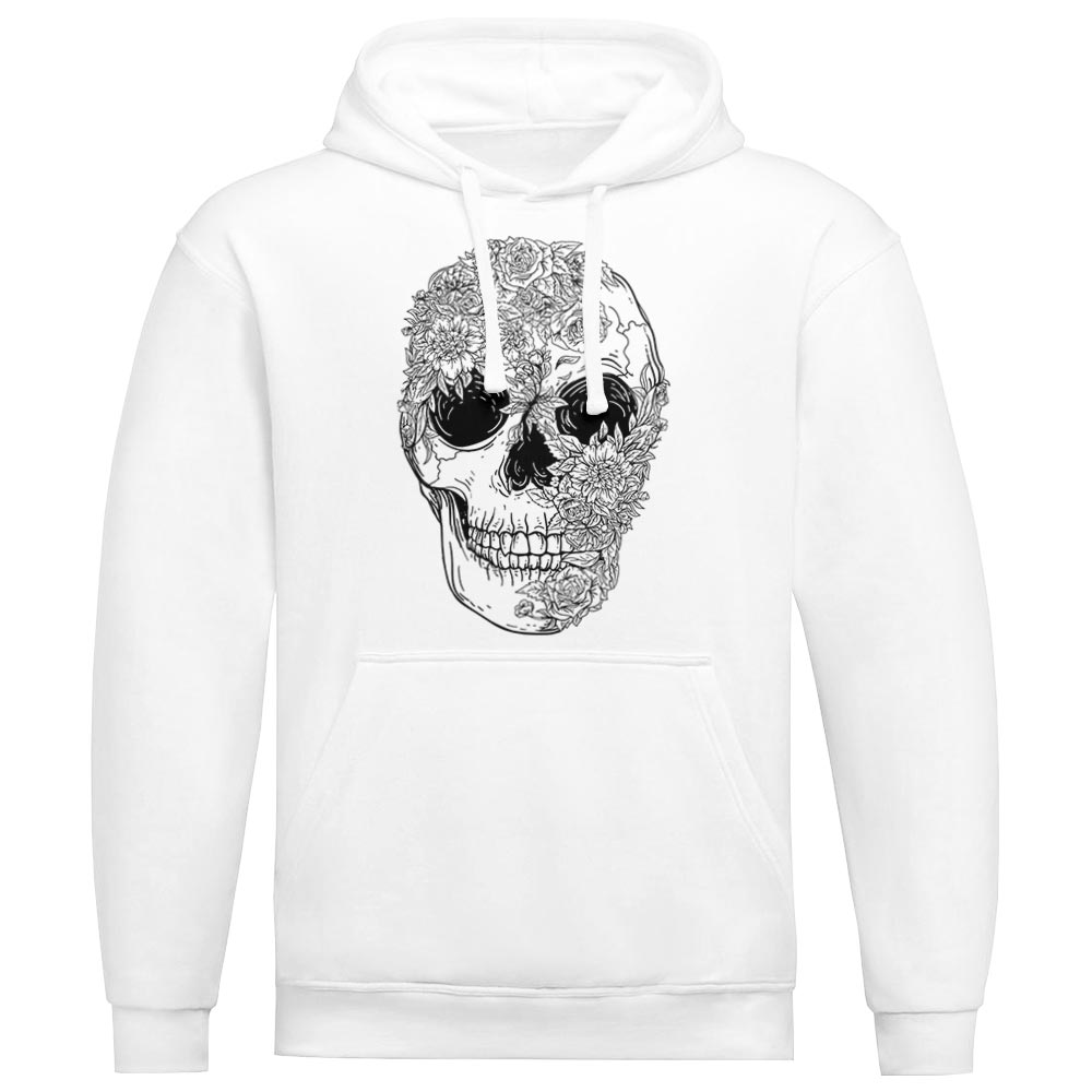 Sweat à Capuche Crâne Floral - YUNNIK®