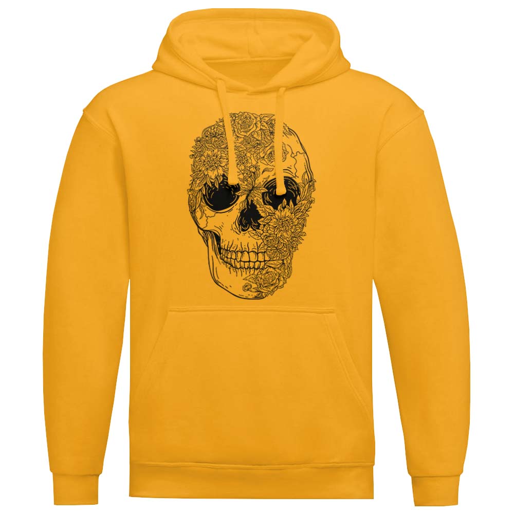Sweat à Capuche Crâne Floral - YUNNIK®