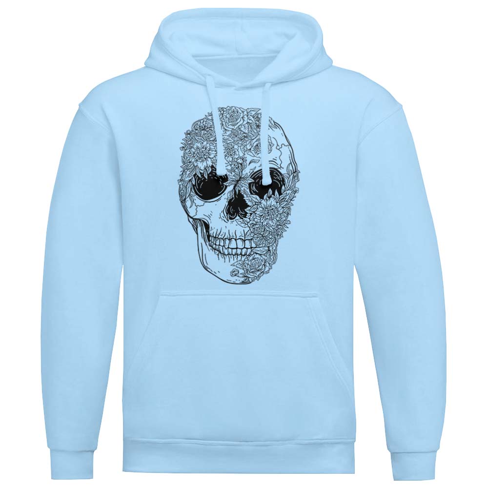 Sweat à Capuche Crâne Floral - YUNNIK®