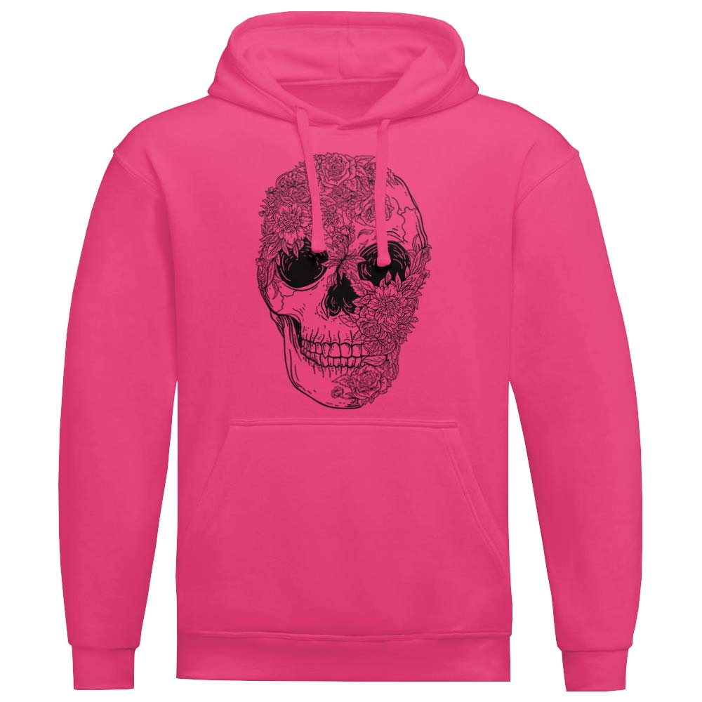 Sweat à Capuche Crâne Floral - YUNNIK®