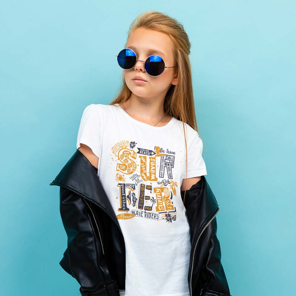 Surf Wave Riders Kid T-Shirt - YUNNIK®