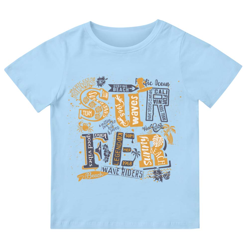 Surf Wave Riders Kid T-Shirt - YUNNIK®