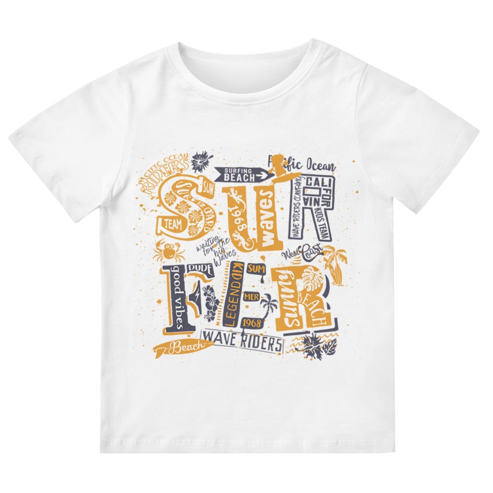 Surf Wave Riders Kid T-Shirt - YUNNIK®
