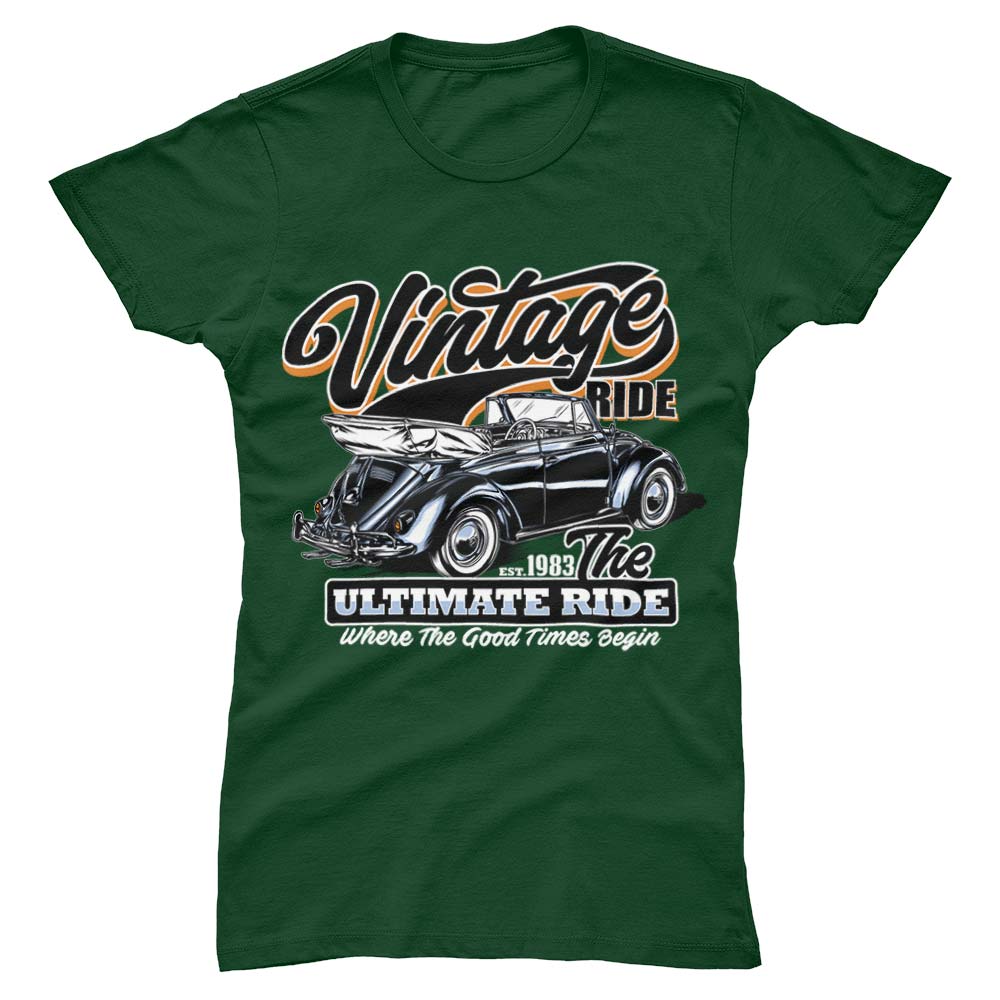 T-Shirt Femme Beetle Vintage - YUNNIK®