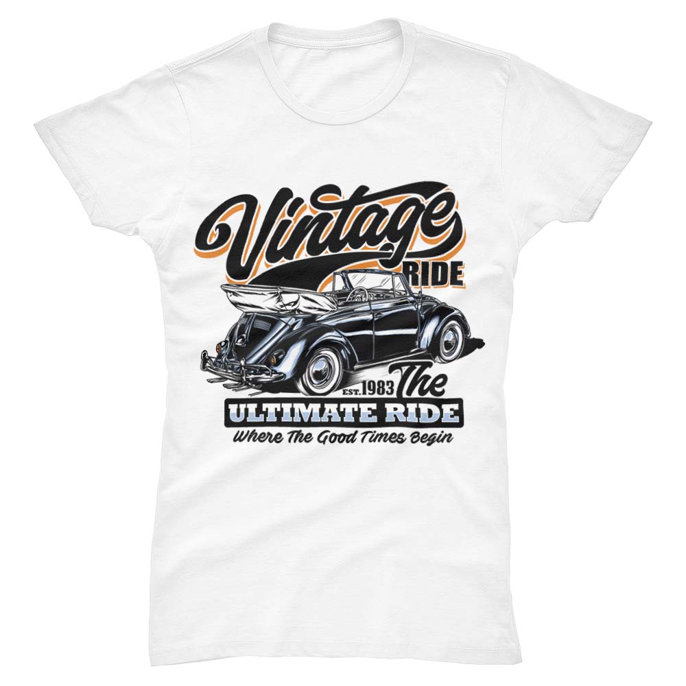 T-Shirt Femme Beetle Vintage - YUNNIK®