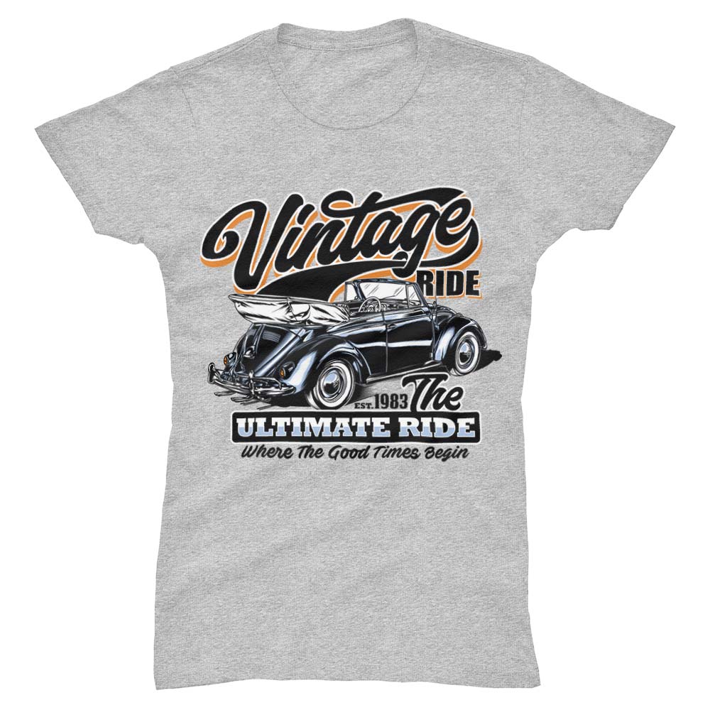 T-Shirt Femme Beetle Vintage - YUNNIK®