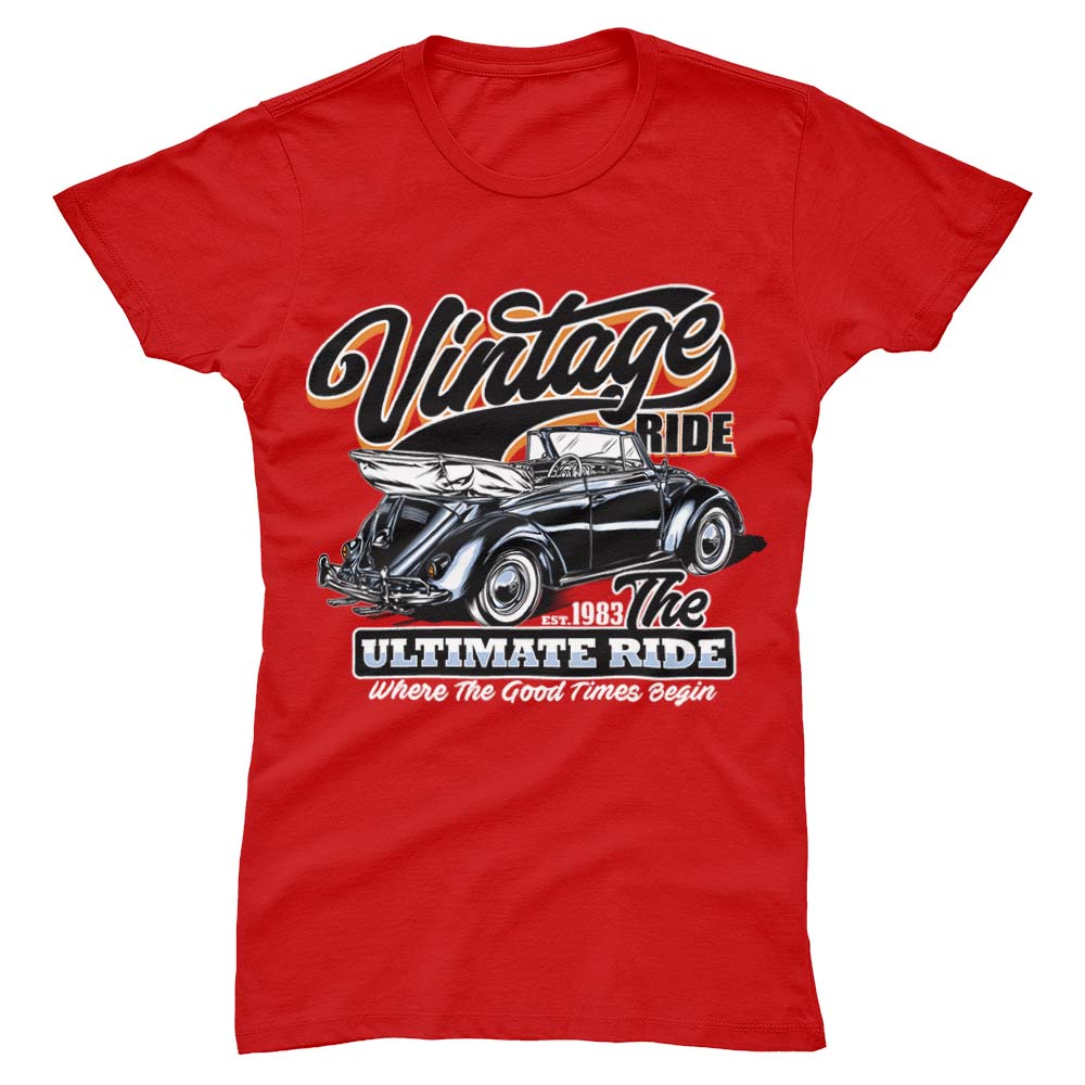 T-Shirt Femme Beetle Vintage - YUNNIK®