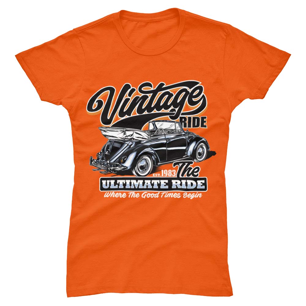 T-Shirt Femme Beetle Vintage - YUNNIK®