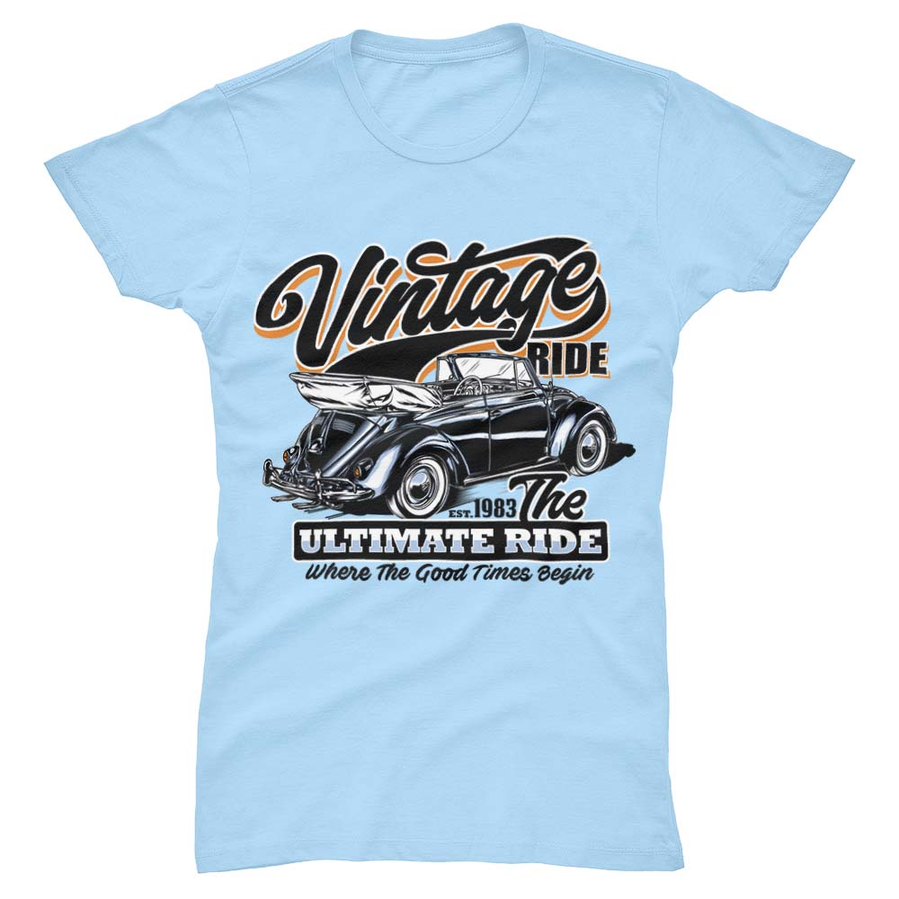 T-Shirt Femme Beetle Vintage - YUNNIK®