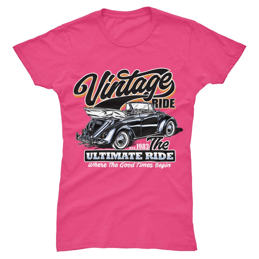 T-Shirt Femme Beetle Vintage - YUNNIK®