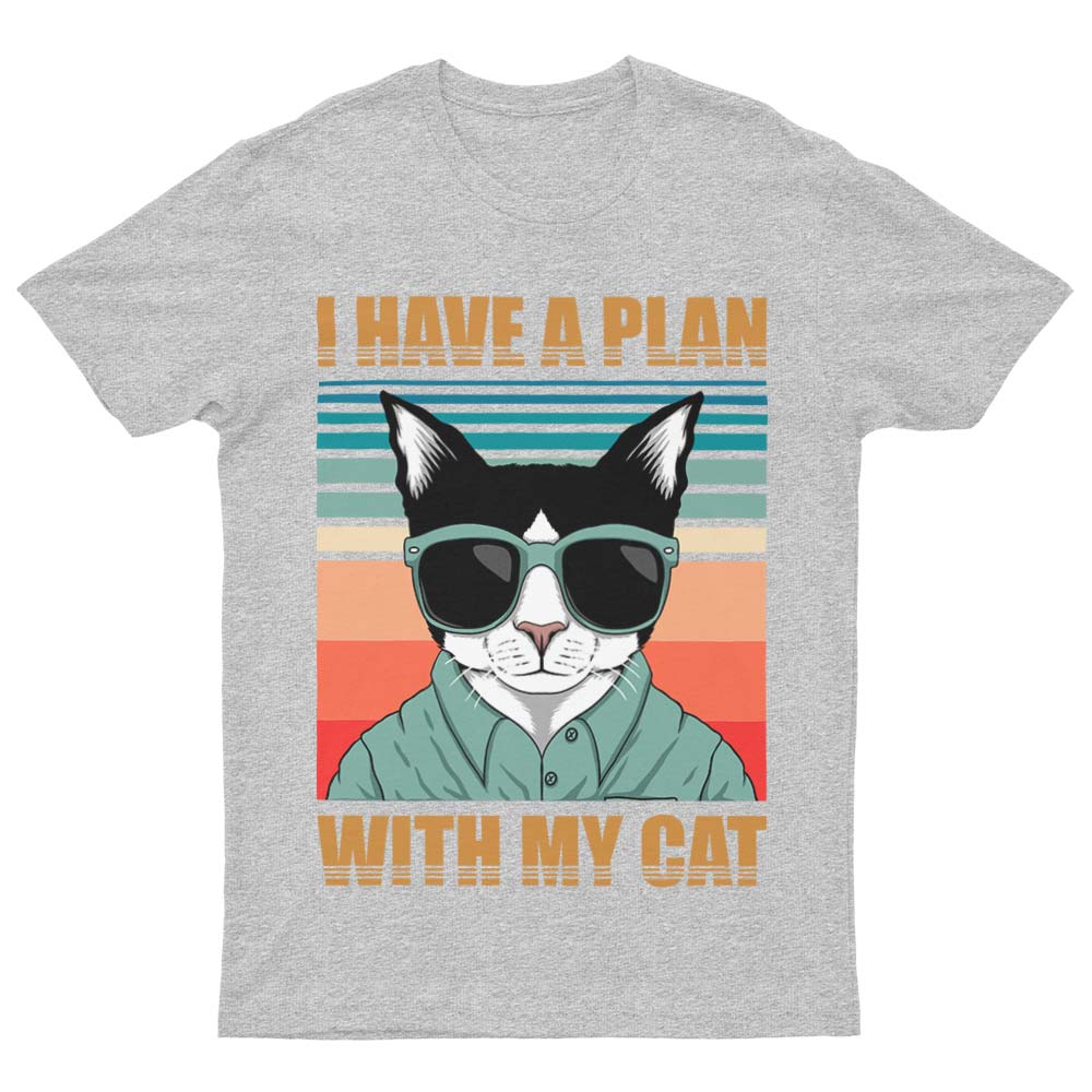 I Have a Plan With My Cat T-Shirt - YUNNIK®