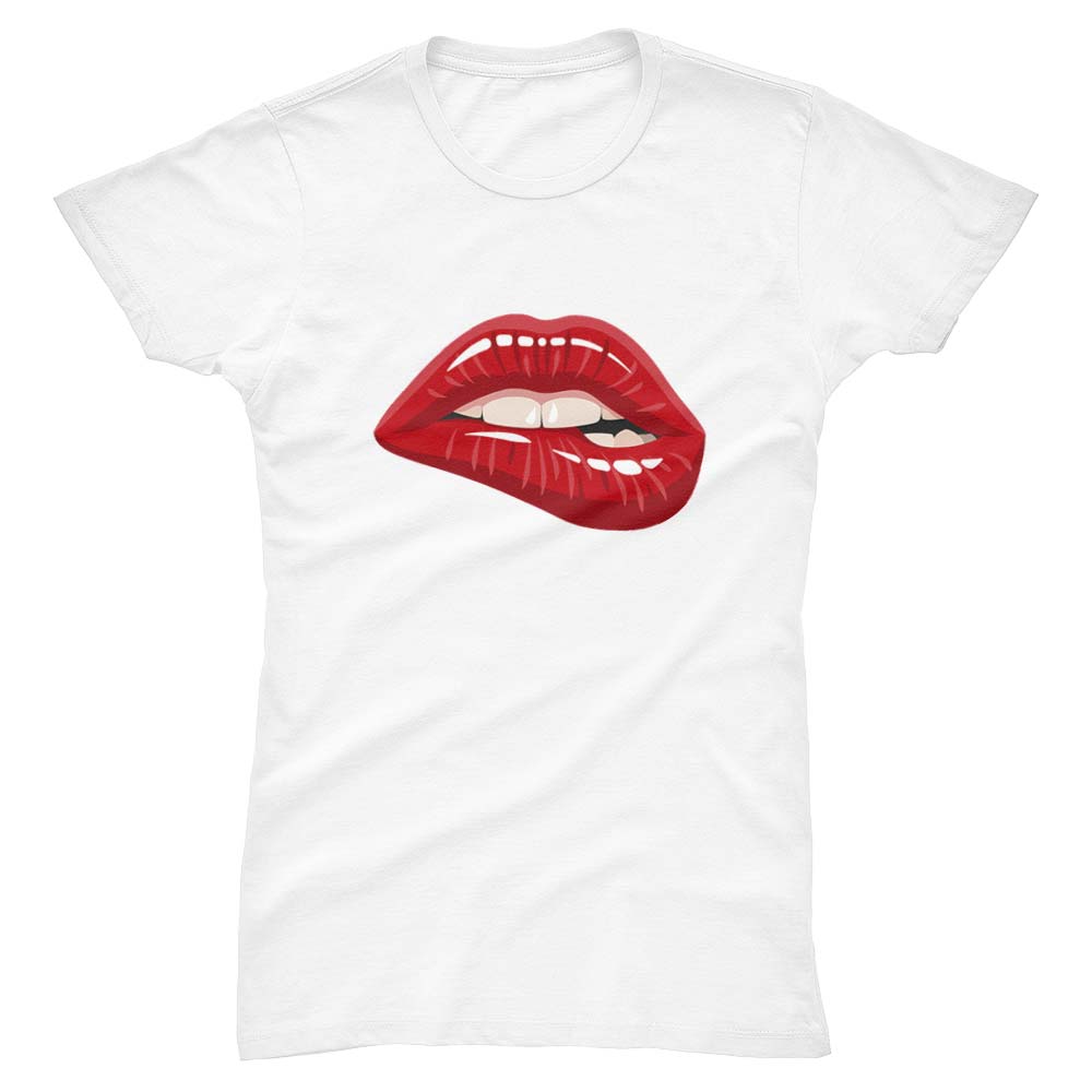 Red Lips Woman T-Shirt - YUNNIK®