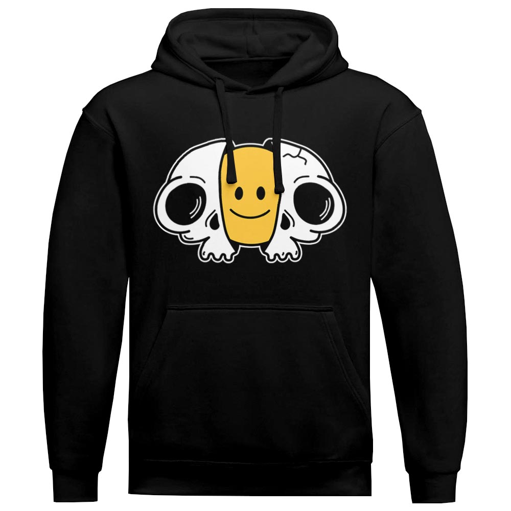 Sweat à Capuche Tête de Mort Avec Emoji - YUNNIK®