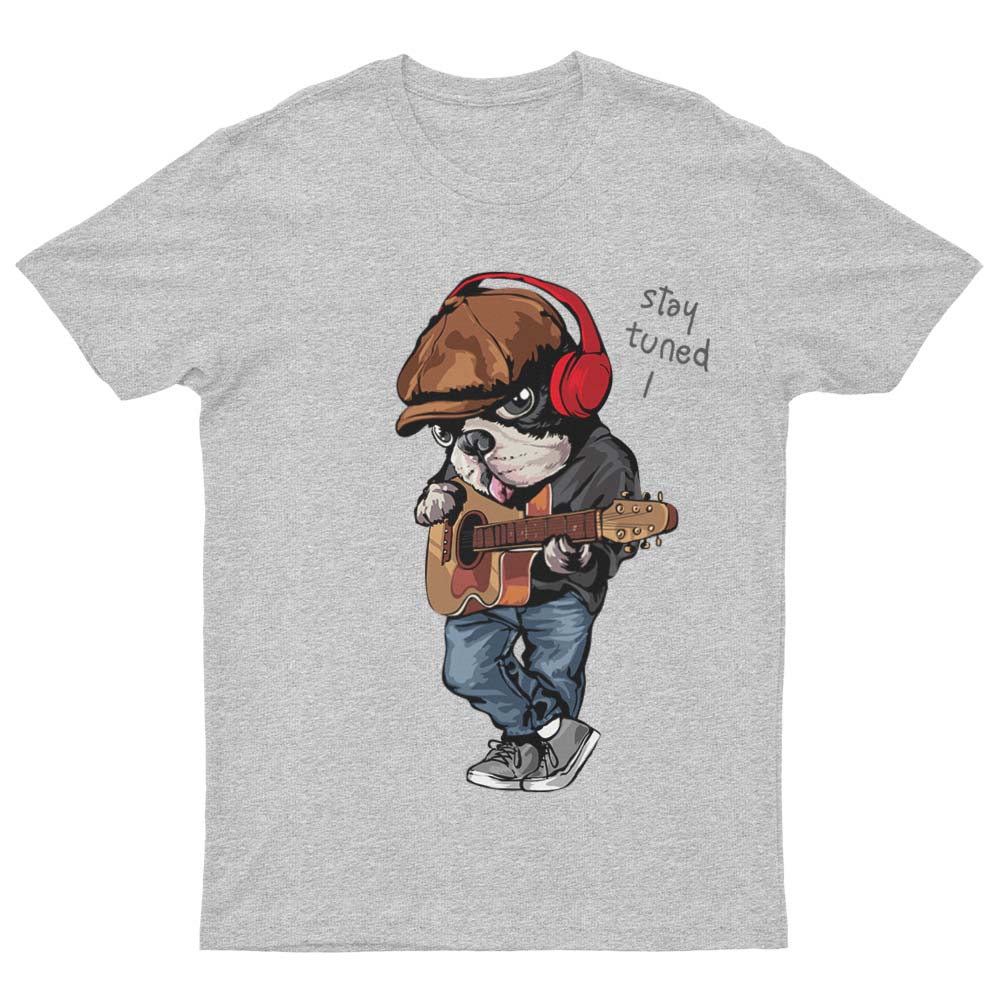 Hund Mit Gitarre T-Shirt - YUNNIK®