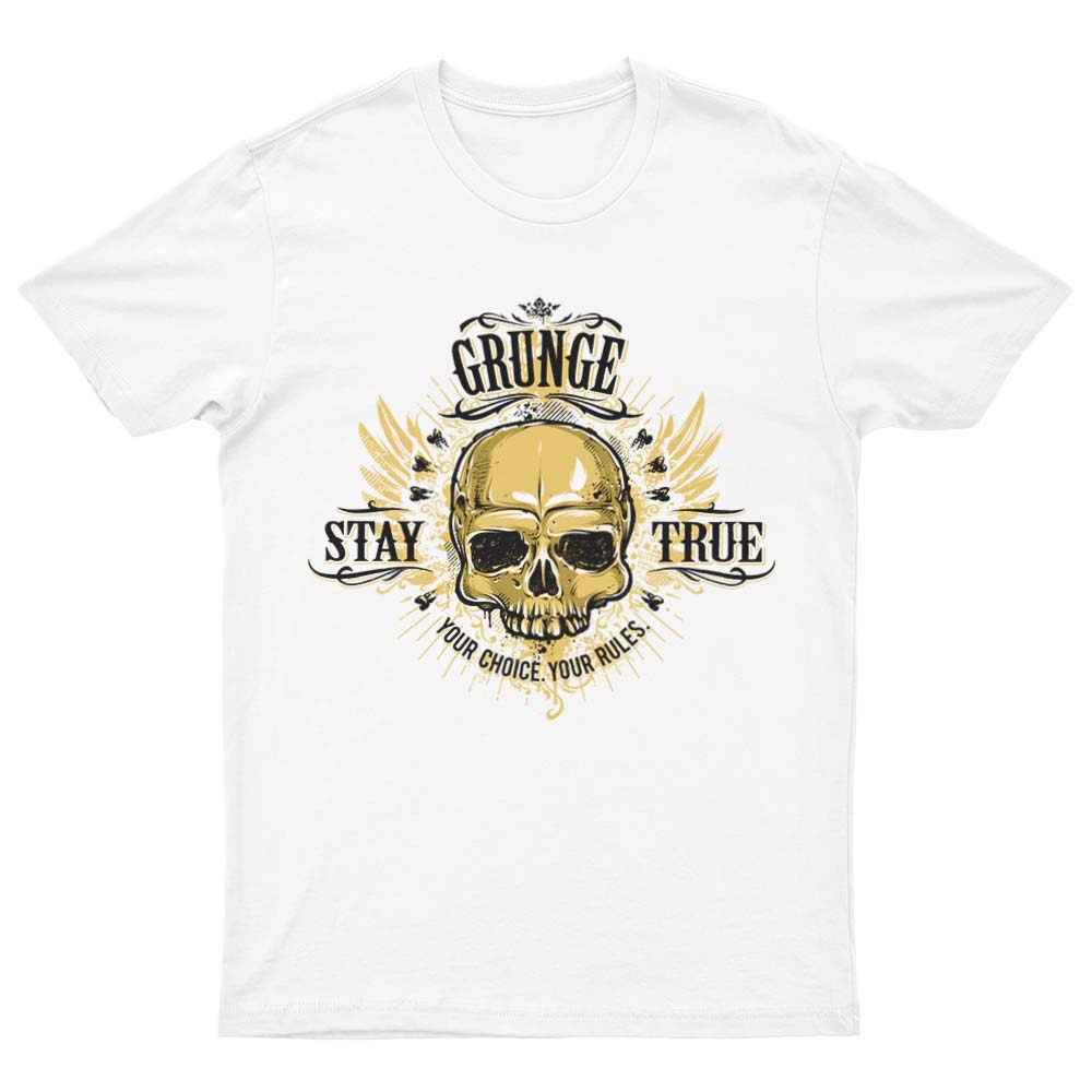 T-Shirt Tête de Mort Stay True - YUNNIK®