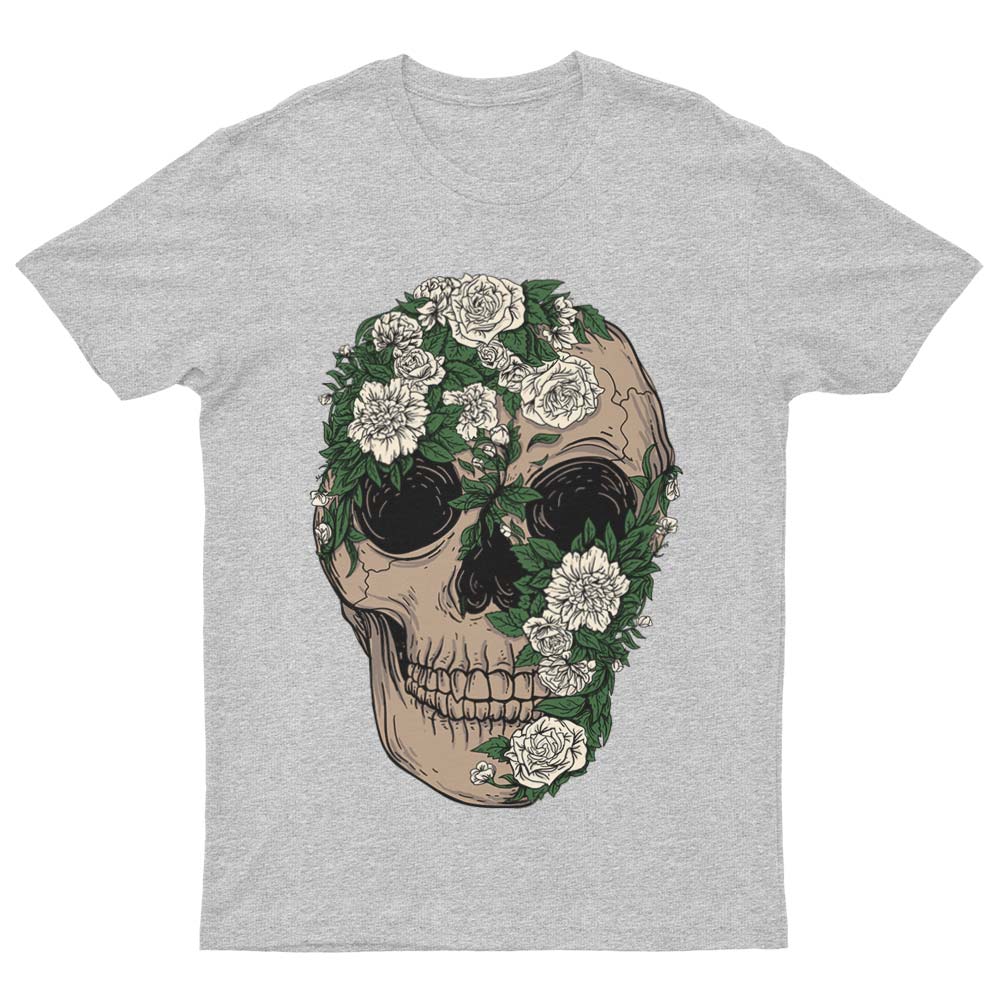 T-Shirt Tête de Mort à Fleurs - YUNNIK®