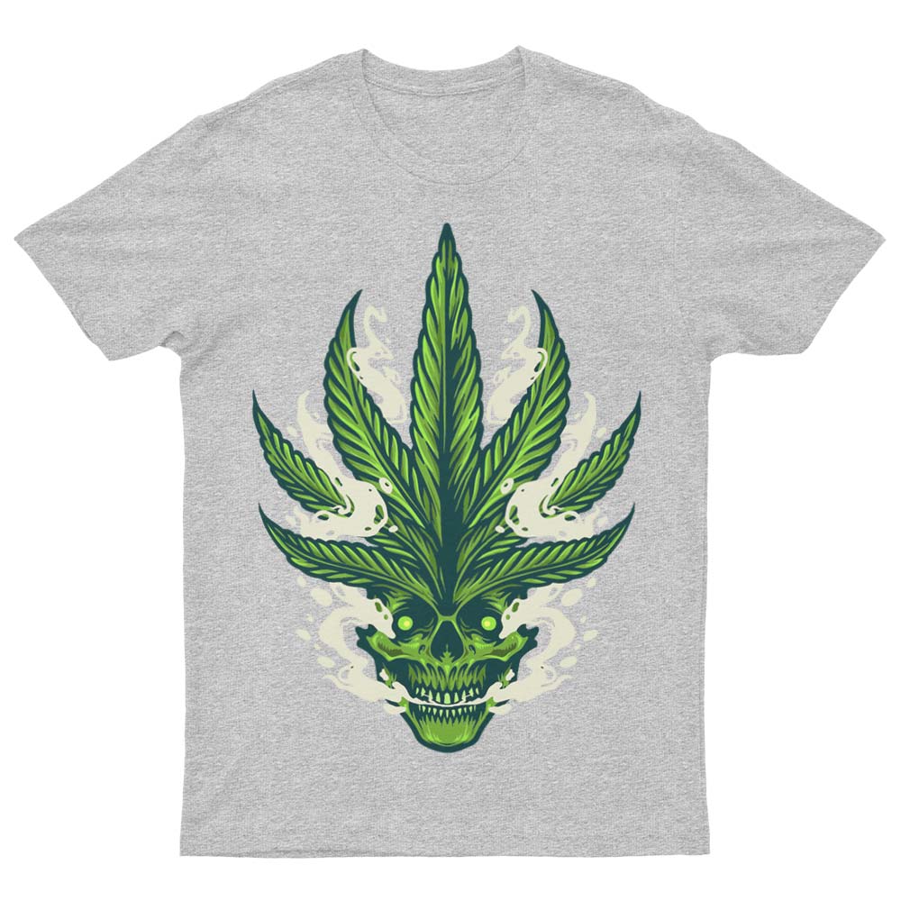 T-Shirt Marijuana Tête de Mort - YUNNIK®