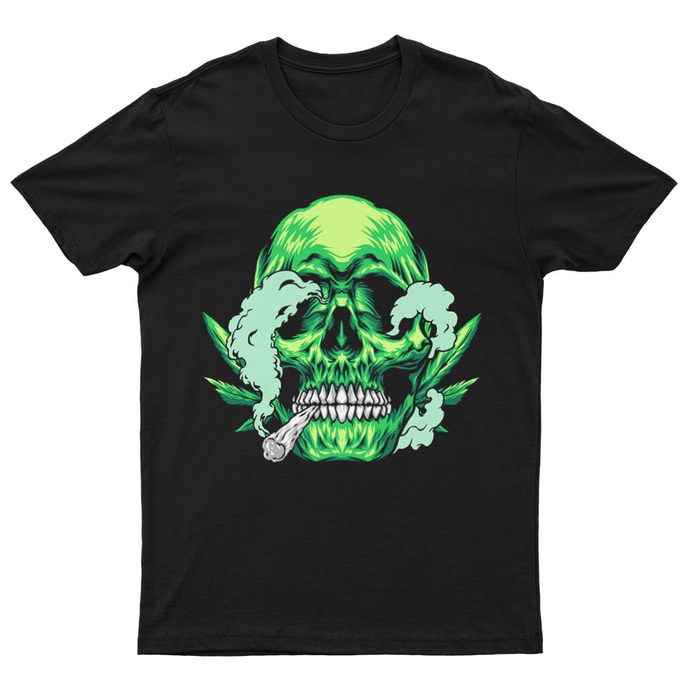 T-Shirt Marijuana Tête de Mort - YUNNIK®