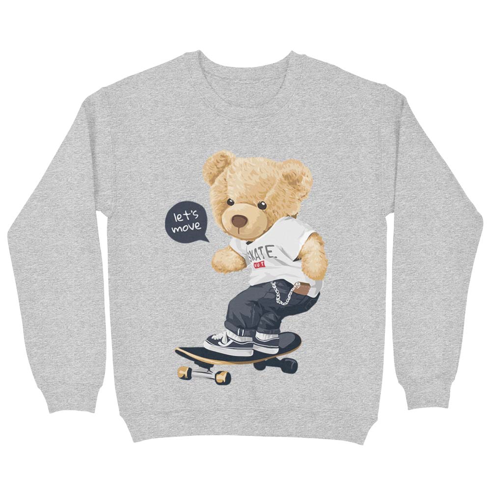 Bear Skate Out Kid Sweatshirt - YUNNIK®
