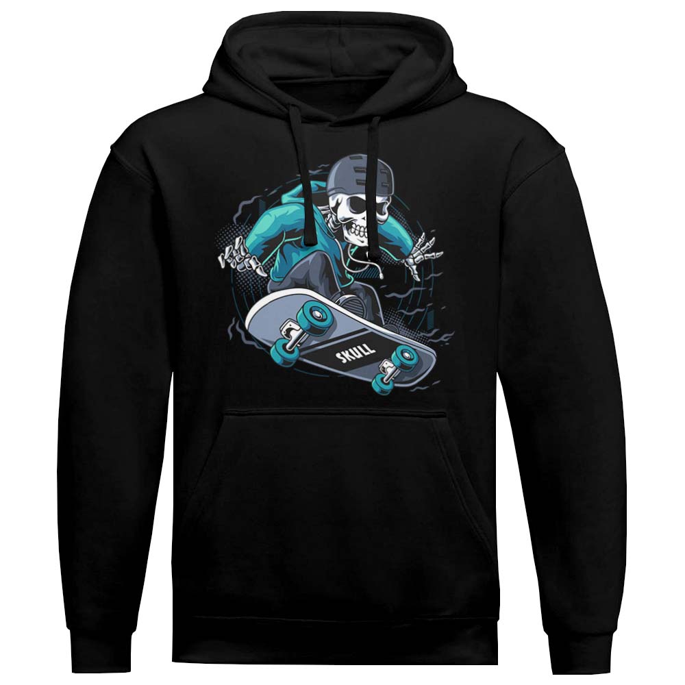 Skull Skateboard Hoodie - YUNNIK®