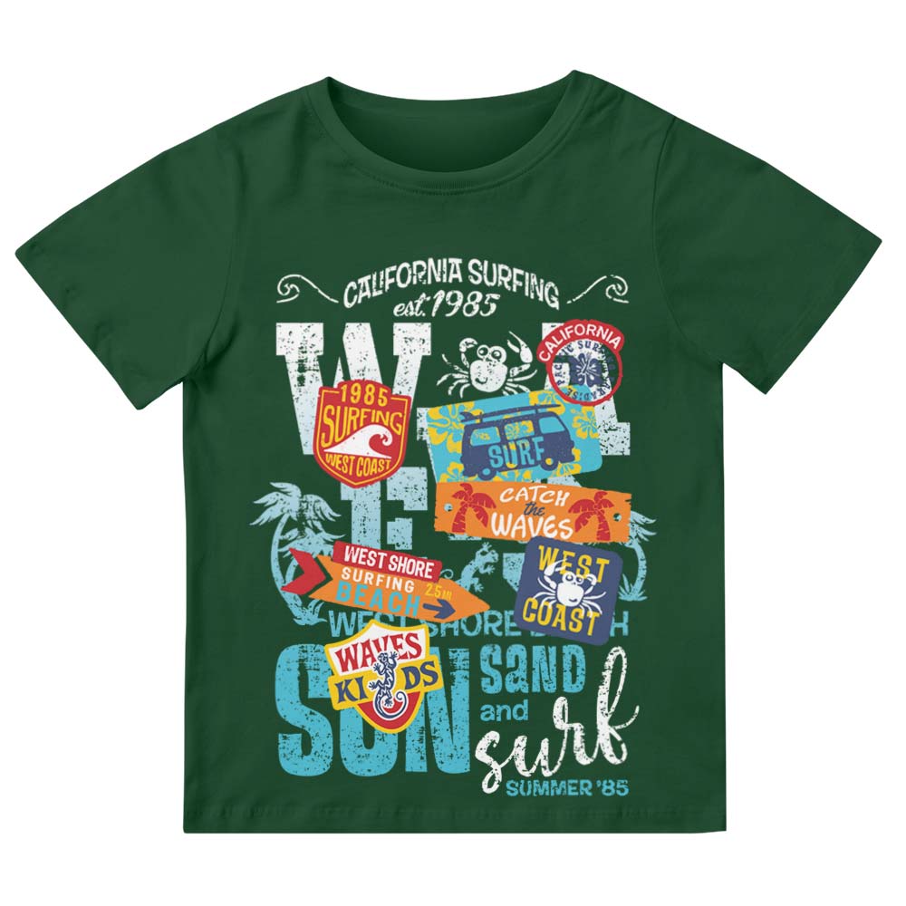 California Surfing Kinder T-Shirt - YUNNIK®