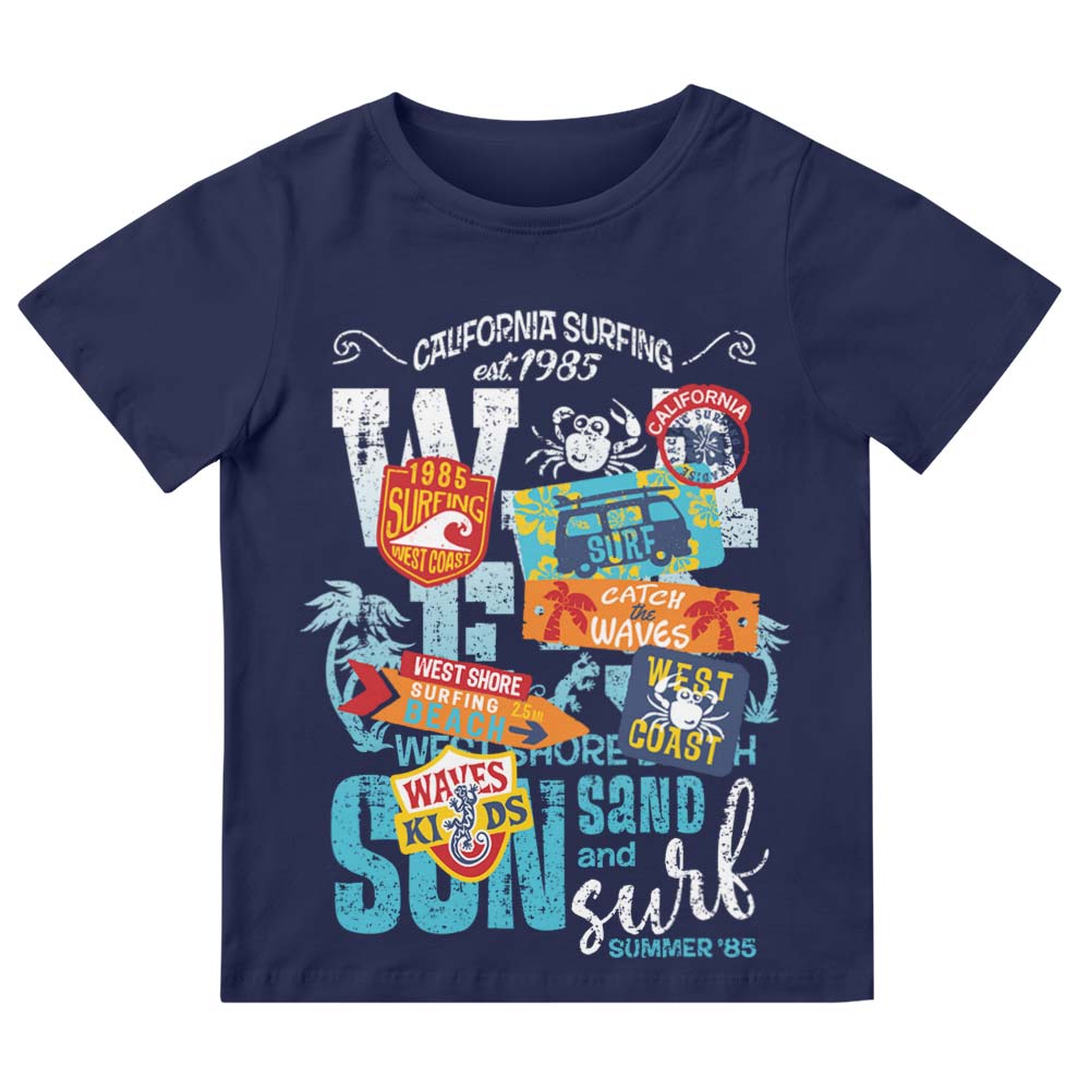 California Surfing Kinder T-Shirt - YUNNIK®