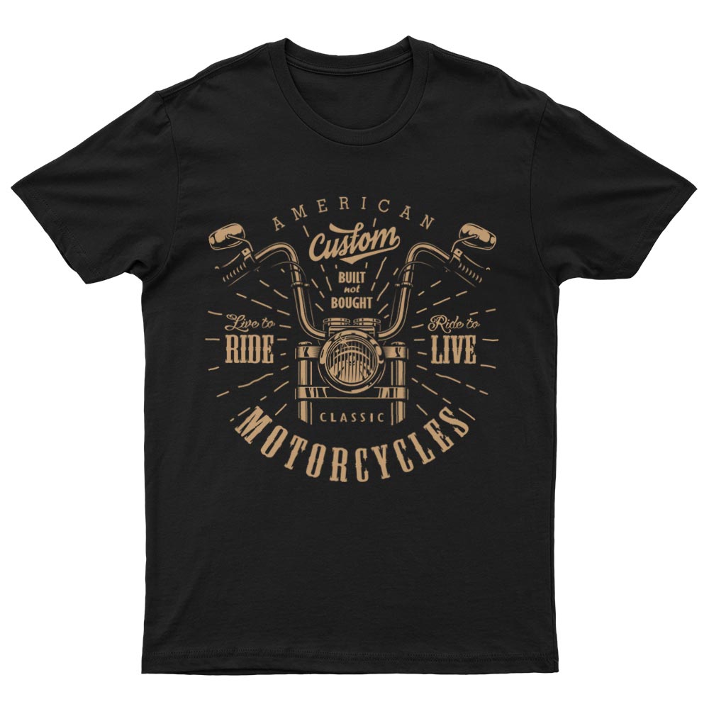 Motorcycles Live To Ride T-Shirt - YUNNIK®