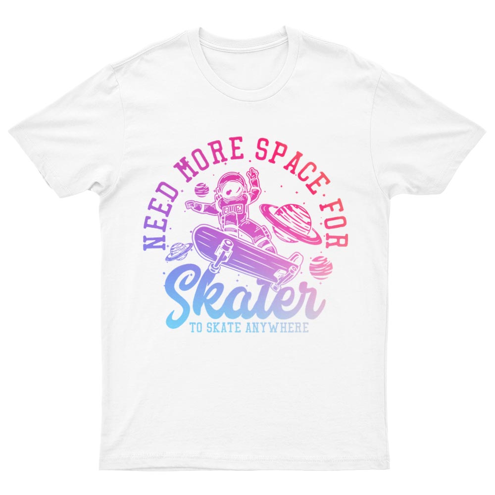 Camiseta Need More Space For Skate - YUNNIK®