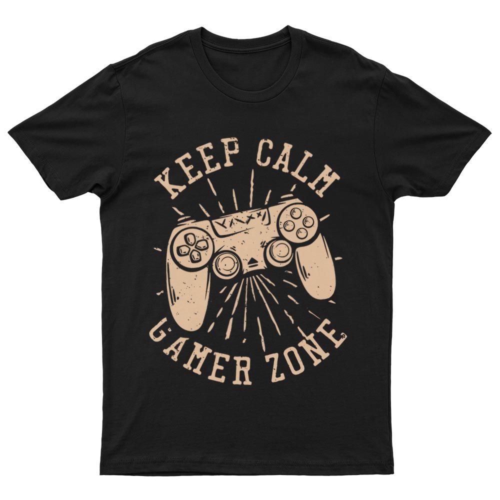 Keep Calm Gamer Zone T-Shirt - YUNNIK®