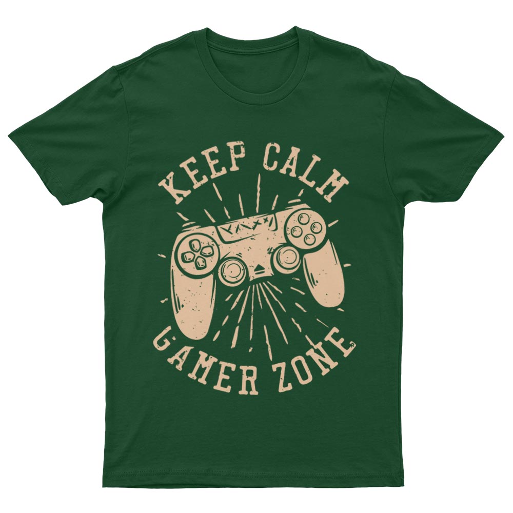 Keep Calm Gamer Zone T-Shirt - YUNNIK®