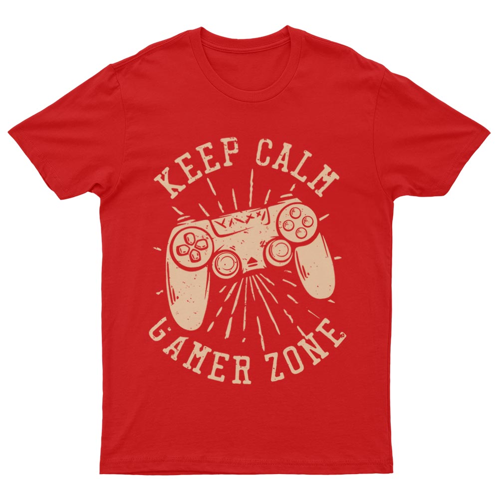 Keep Calm Gamer Zone T-Shirt - YUNNIK®