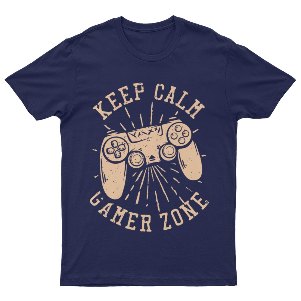 Keep Calm Gamer Zone T-Shirt - YUNNIK®
