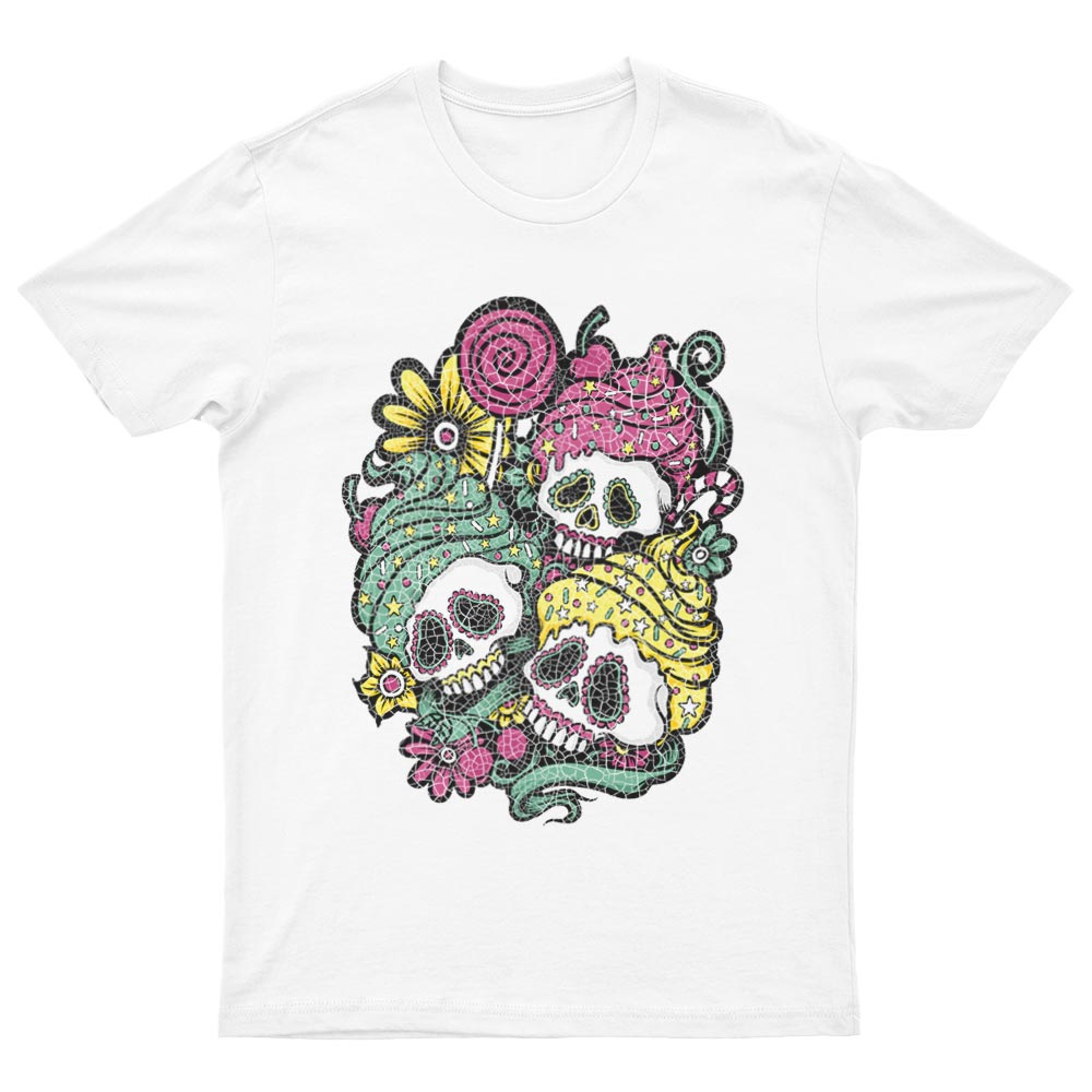 Mexikanische Schädel T-Shirt - YUNNIK®