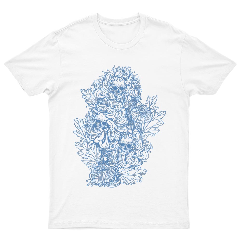 T-Shirt Tête de Mort à Fleurs - YUNNIK®