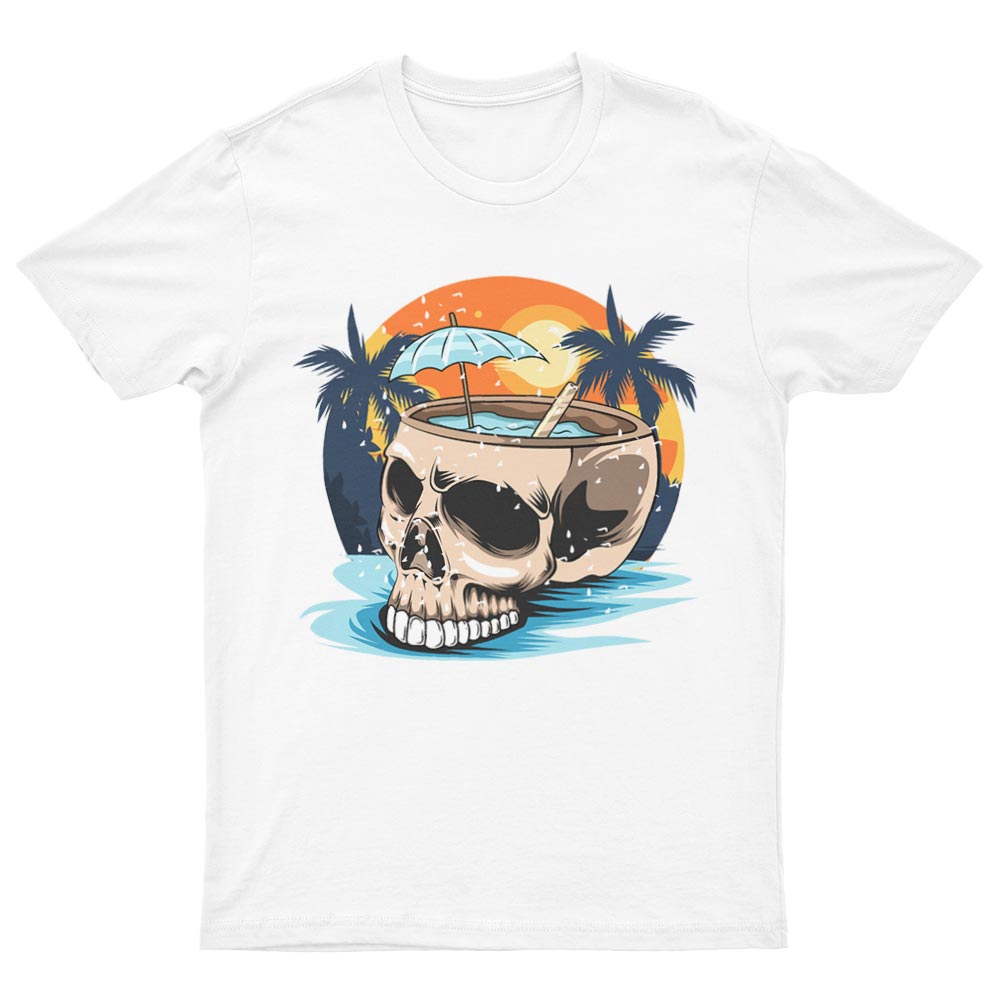 T-Shirt Tête de Mort Summer Time - YUNNIK®