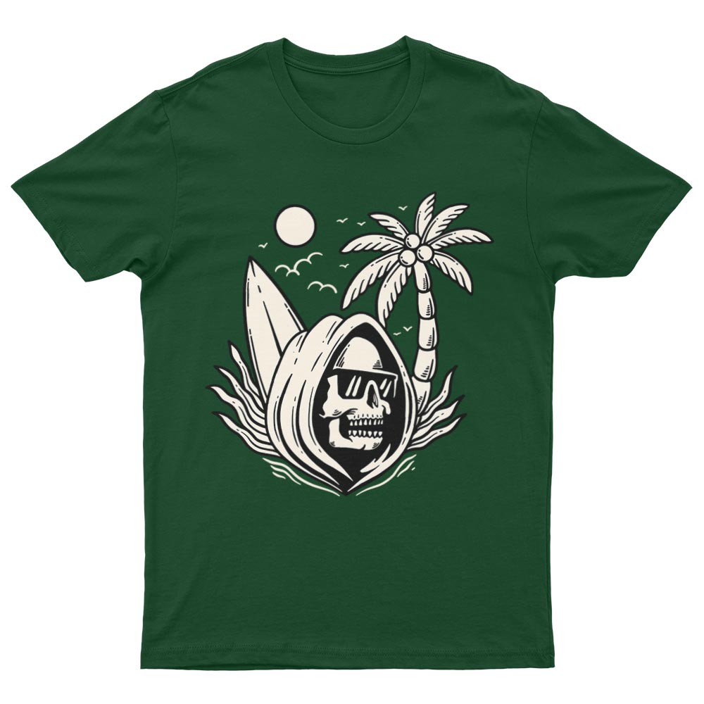 T-Shirt Tête de Mort Motif Été - YUNNIK®