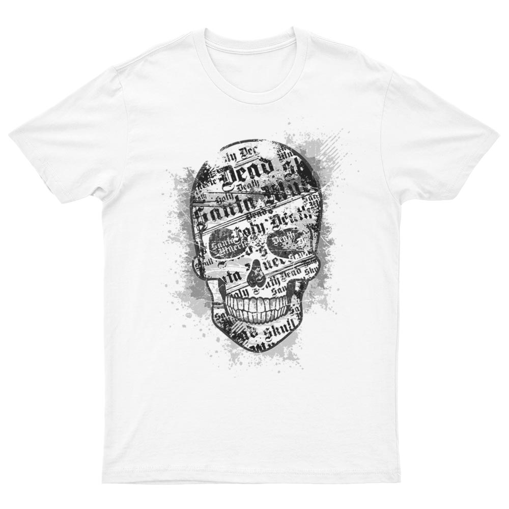 T-Shirt Tête de Mort Noir et Blanc - YUNNIK®