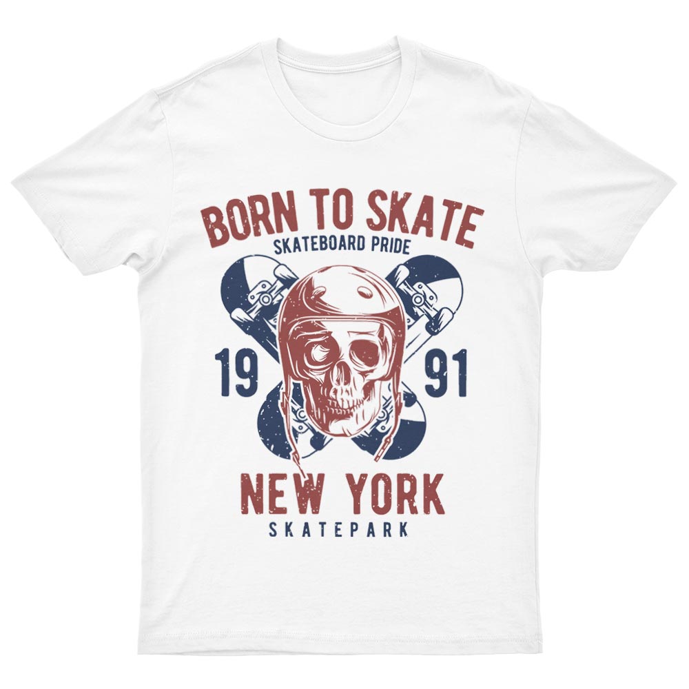 T-Shirt Born To Skate New York - YUNNIK®