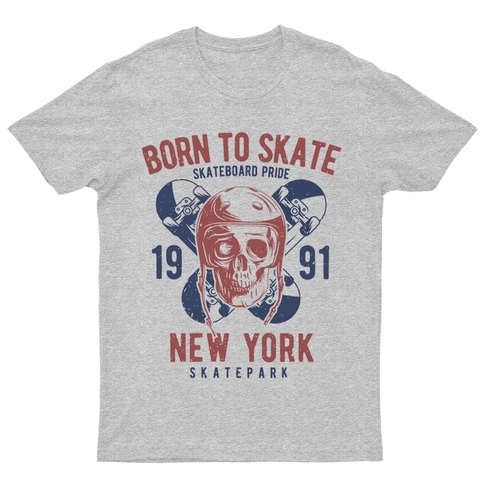T-Shirt Born To Skate New York - YUNNIK®