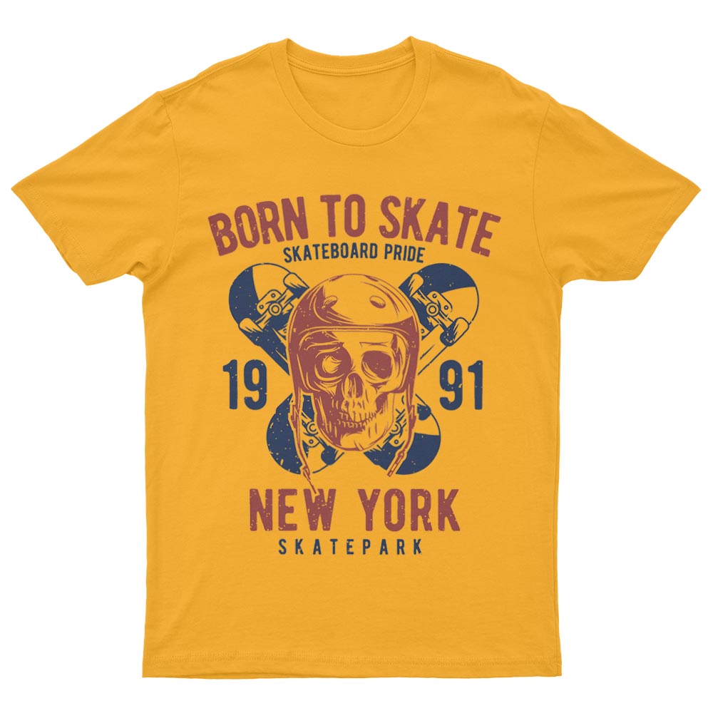 T-Shirt Born To Skate New York - YUNNIK®