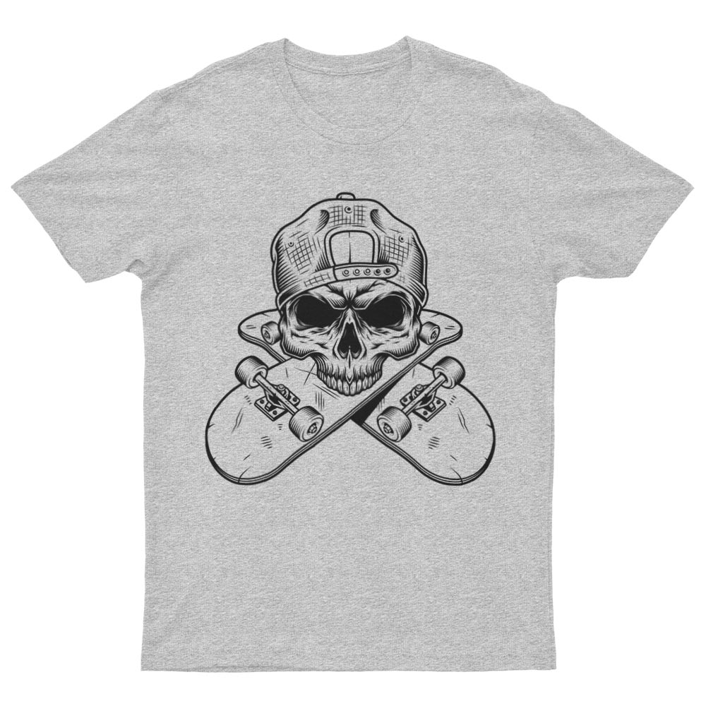 T-Shirt Tete de Mort et Skate - YUNNIK®