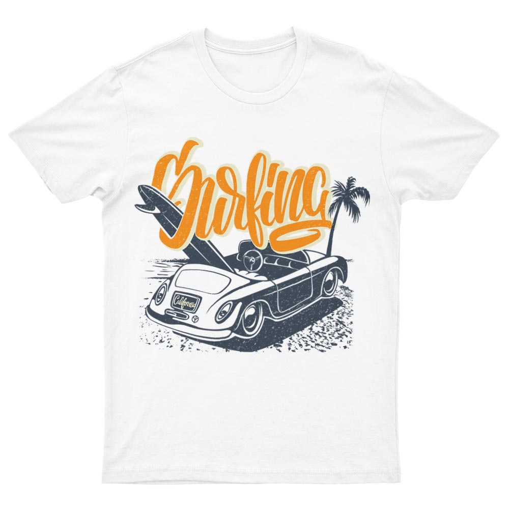 Maglietta Surfing California Vintage - YUNNIK®