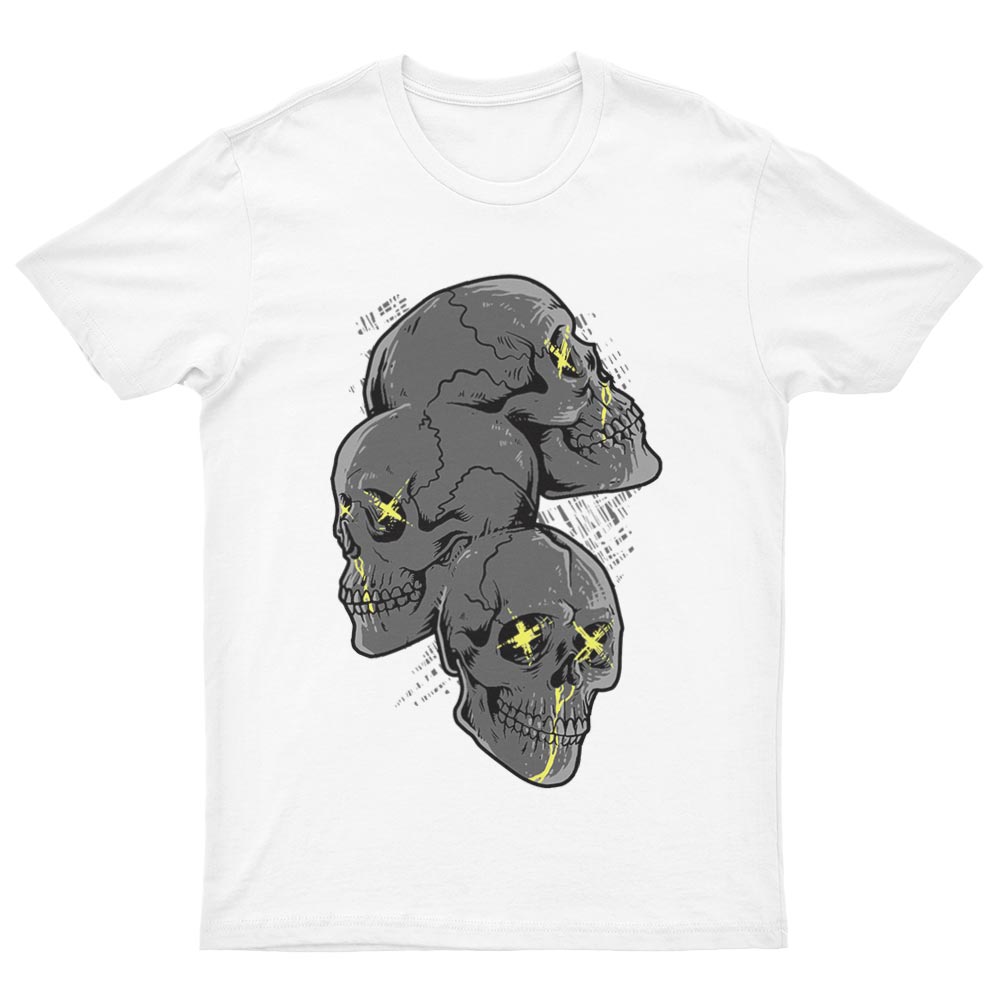 Tee-Shirt Avec Tête de Mort Psychédélique - YUNNIK®